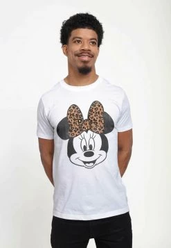 Henry Tiger Unisex DISNEY CLASSICS MICKEY CLASSIC - MODERN MINNIE FACE LEOPARD - T-Shirt Print - White -Günstiges Henry Tiger Geschäft 505430106a694825b22dc0f18431576e