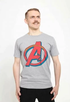 Henry Tiger MARVEL AVENGERS MIGHTIEST - T-Shirt Print - Melange Grey | Unisex