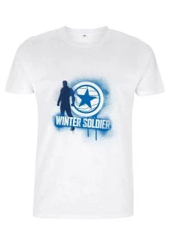 Henry Tiger MARVEL UNISEX WINTER SOLDIER SPRAY PAINT - T-Shirt Print - White -Günstiges Henry Tiger Geschäft 505f6b1297fa49e997647a52de621a54
