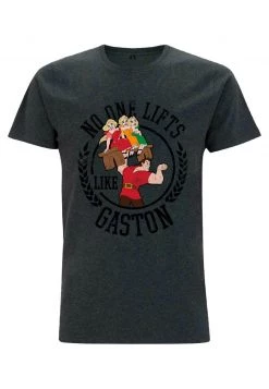 Henry Tiger DISNEY UNISEX GASTON LIFT - T-Shirt Print - Melange Black -Günstiges Henry Tiger Geschäft 507f700c96cf442cb6e6eb3bd5dadc54