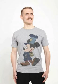 Henry Tiger DISNEY CLASSICS MICKEY STEAMPUNK - T-Shirt Print - Melange Grey | Unisex