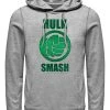 Henry Tiger Unisex MARVEL HULK IT - Kapuzenpullover - Melange Grey