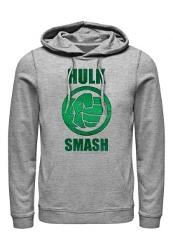 Henry Tiger Unisex MARVEL HULK IT - Kapuzenpullover - Melange Grey