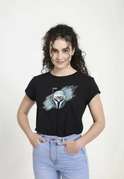 Henry Tiger STAR WARS BO-KATAN HELMET - T-Shirt Print - Black | Damen -Günstiges Henry Tiger Geschäft 51191cd2d01d4d17a2180febc2810b84