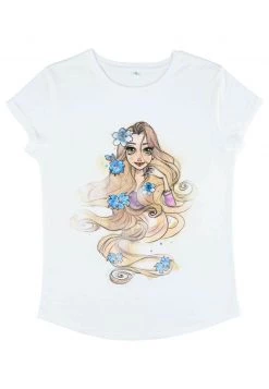 Henry Tiger Damen DISNEY TANGLED - LETDOWNYOURHAIR - T-Shirt Print - White -Günstiges Henry Tiger Geschäft 5120f217672e4b509246aa9adf7906e0