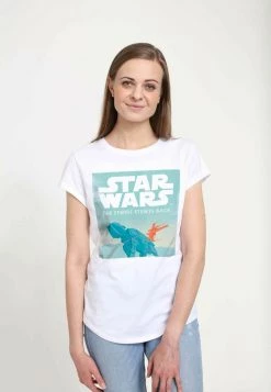 Henry Tiger Damen STAR WARS: CLASSIC - EMPIRE MINIMALIST - T-Shirt Print - White