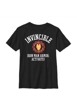 Henry Tiger Unisex INVINCIBLE IRON - T-Shirt Print - Black