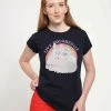 Henry Tiger Damen DISNEY RAINBOW PRINCESS - T-Shirt Print - Navy Blue