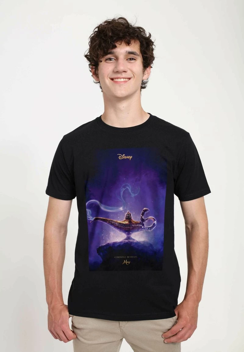 Henry Tiger Unisex DISNEY ALADDIN LIVE ACTION POSTER - T-Shirt Print - Black 1 Henry Tiger Unisex DISNEY ALADDIN LIVE ACTION POSTER - T-Shirt Print - Black