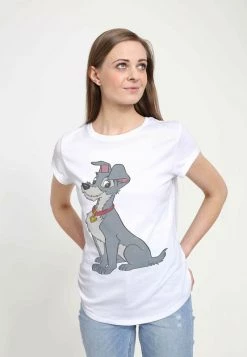 Henry Tiger Damen DISNEY CLASSICS LADY & THE TRAMP - TRAMP VINTAGE - T-Shirt Print - White -Günstiges Henry Tiger Geschäft 51d55d27d86f4c35b7b8563f22e66a19