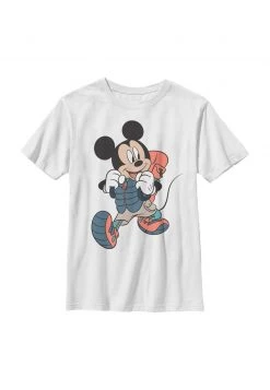Henry Tiger Unisex DISNEY CLASSIC MICKEY MOUSE HIKER - T-Shirt Print - White