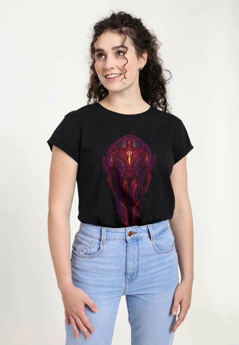 Henry Tiger MARVEL STAINED GLASS - T-Shirt Print - Black | Damen 3 Henry Tiger MARVEL STAINED GLASS - T-Shirt Print - Black | Damen – Bild 3