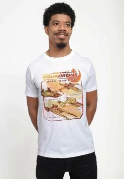 Henry Tiger Unisex STAR WARS: SQUADRONS - REBEL SHIPS - T-Shirt Print - White -Günstiges Henry Tiger Geschäft 522199bdf04046bc84d2340de7bfc7ec