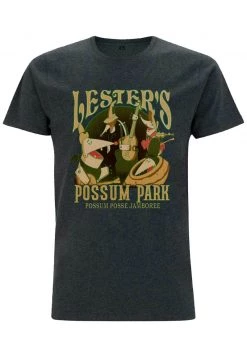 Henry Tiger DISNEY CLASSICS UNISEX LESTERS POSSUM PARK - T-Shirt Print - Melange Black -Günstiges Henry Tiger Geschäft 5230c71ea2634eee957eca36492c7e4a