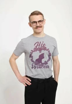 Henry Tiger DISNEY CLASSICS UNISEX HIS PRINCESS - T-Shirt Print - Melange Grey -Günstiges Henry Tiger Geschäft 5241ebfd7940417e8a11a72571717e17