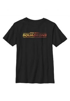 Henry Tiger Unisex STAR WARS SQUADRON LOGO - T-Shirt Print - Black
