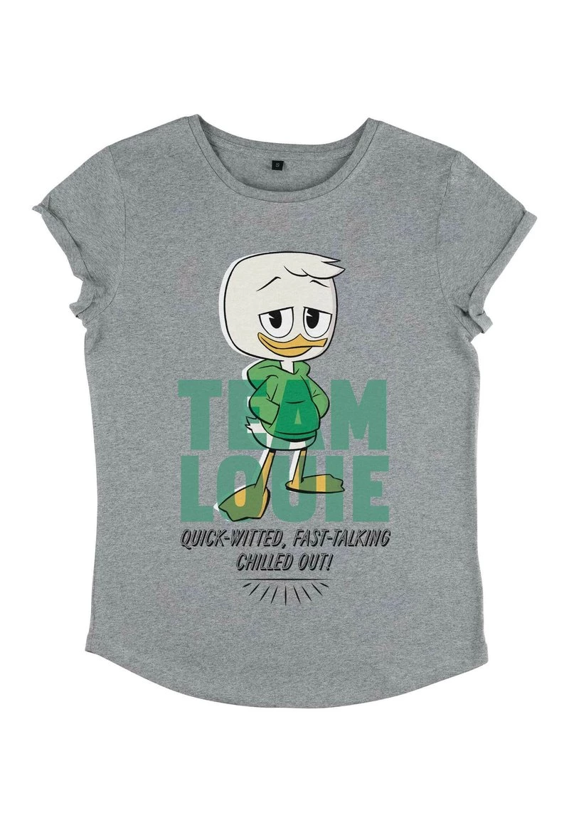 Henry Tiger Damen DISNEY CLASSICS DUCKTALES - TEAM LOUIE GREEN - T-Shirt Print - Melange Grey 4 Henry Tiger Damen DISNEY CLASSICS DUCKTALES - TEAM LOUIE GREEN - T-Shirt Print - Melange Grey – Bild 4