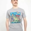 Henry Tiger Unisex PIXAR TOY STORY 1-3 - FAST TOYS - T-Shirt Print - Melange Grey