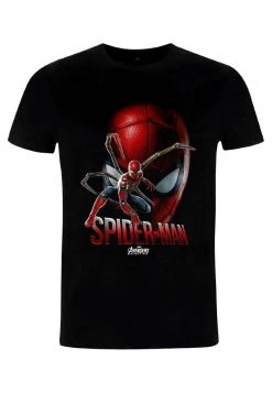 Henry Tiger Unisex MARVEL AVENGERS: INFINITY WAR - IRON-SPIDEY FACE - T-Shirt Print - Black -Günstiges Henry Tiger Geschäft 53bcd3e3565d44c999b74ce729e5661b
