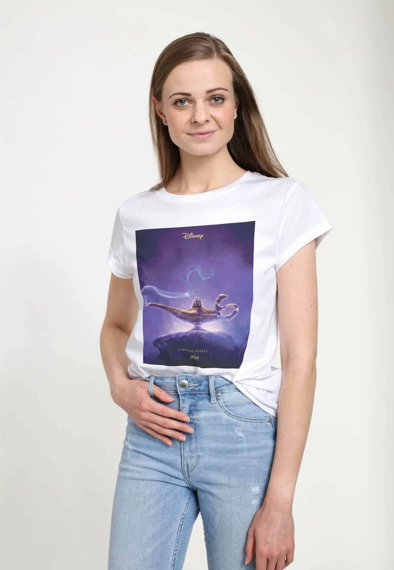 Henry Tiger Damen DISNEY ALADDIN LIVE ACTION POSTER - T-Shirt Print - White 4 Henry Tiger Damen DISNEY ALADDIN LIVE ACTION POSTER - T-Shirt Print - White – Bild 4