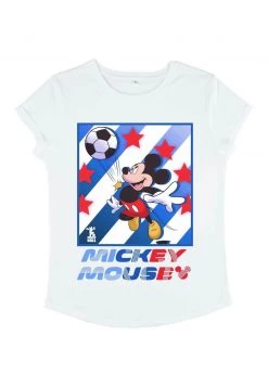 Henry Tiger Damen DISNEY CLASSICS MICKEY FOOTBALL - T-Shirt Print - White -Günstiges Henry Tiger Geschäft 53cb5a27ae81408b88c7fa1d77e02fef