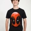 Henry Tiger Unisex MARVEL DEADPOOL - POLY DEADPOOL - T-Shirt Print - Black