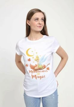 Henry Tiger Damen DISNEY PETER PAN - MOONBEAMS AND MAGIC - T-Shirt Print - White -Günstiges Henry Tiger Geschäft 541f2f8facc4486394dd49208a6b23e0
