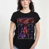 Henry Tiger Damen MARVEL MAGNETO UGLY - T-Shirt Print - Black