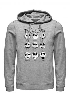 Henry Tiger DISNEY CLASSICS UNISEX JACK EMOTIONS HOODIE - Kapuzenpullover - Melange Grey