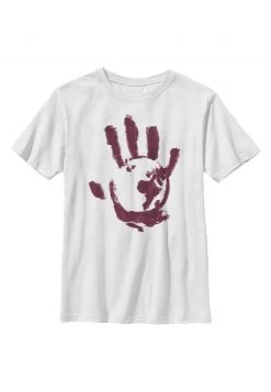 Henry Tiger Unisex MARVEL BLOODY HAND - T-Shirt Print - White
