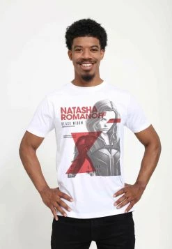 Henry Tiger MARVEL UNISEX ROMANOV COVER - T-Shirt Print - White