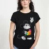 Henry Tiger Damen DISNEY CLASSICS TIE DYE MICKEY STROKED - T-Shirt Print - Black