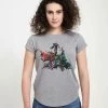 Henry Tiger Damen MARVEL OTHER - VENOM AVENGERS - T-Shirt Print - Melange Grey