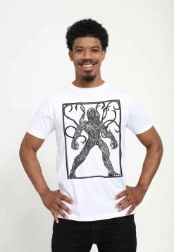 Henry Tiger MARVEL KRO WOODCUT - T-Shirt Print - White | Unisex