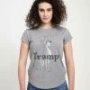 Henry Tiger Damen DISNEY CLASSICS LADY & THE TRAMP - HER TRAMP - T-Shirt Print - Melange Grey
