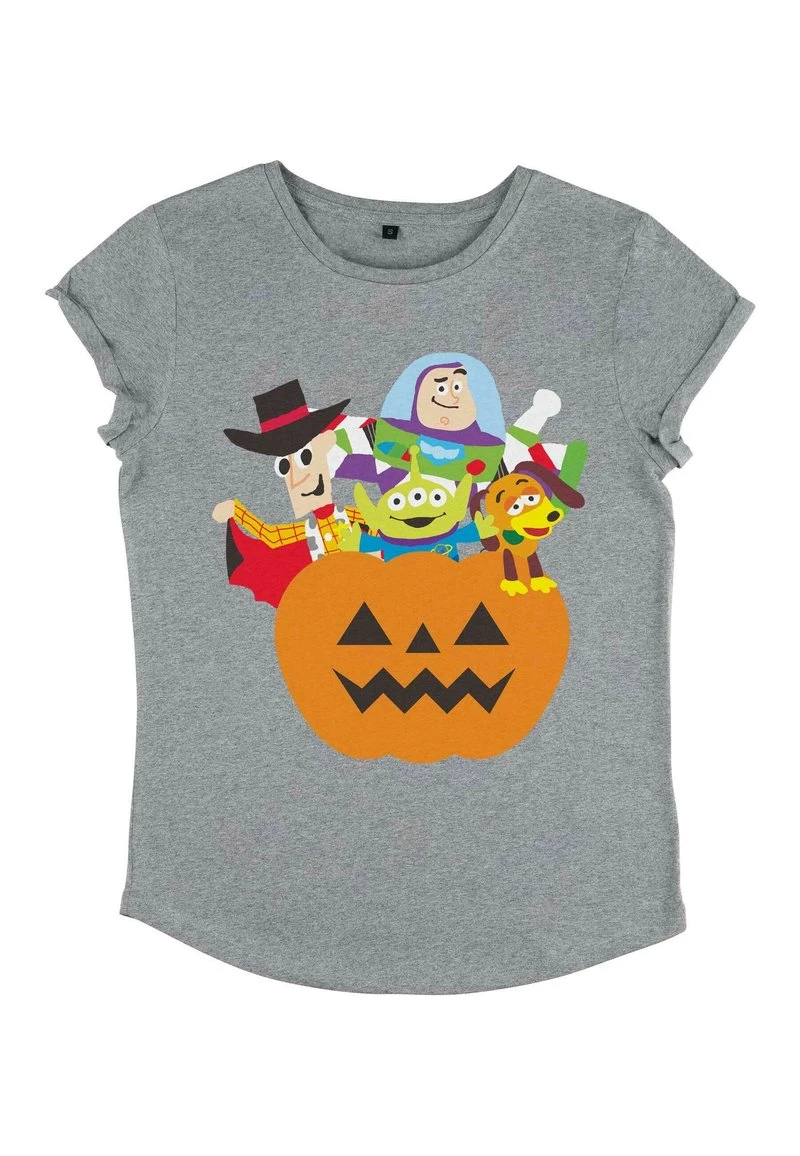 Henry Tiger Damen PIXAR TOY STORY - PUMPKIN SURPRISE - T-Shirt Print - Melange Grey 4 Henry Tiger Damen PIXAR TOY STORY - PUMPKIN SURPRISE - T-Shirt Print - Melange Grey – Bild 4