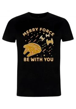 Henry Tiger STAR WARS UNISEX GINGERBREAD - T-Shirt Print - Black -Günstiges Henry Tiger Geschäft 5691ec2d439641d484296429c94646f9