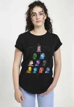 Henry Tiger Damen MARVELSILHOUETTE HEADS - T-Shirt Print - Black -Günstiges Henry Tiger Geschäft 56b5862056274fc2ae145c117cf046d2