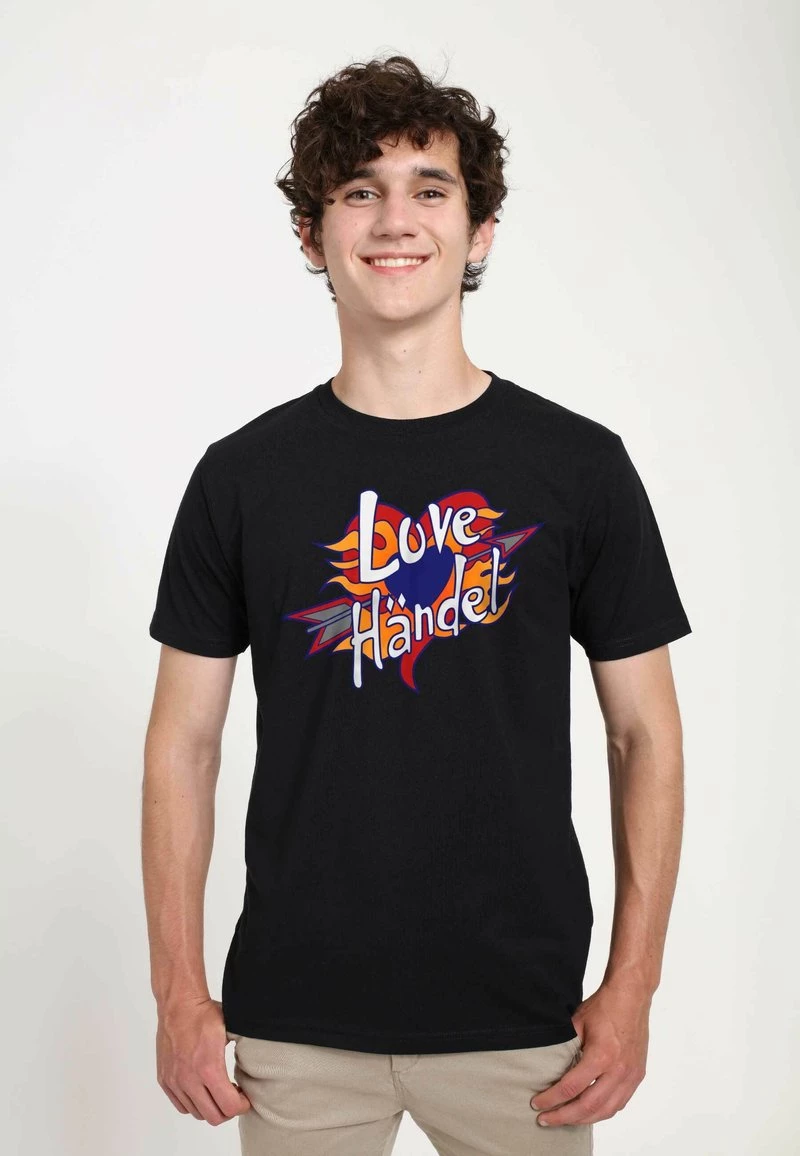 Henry Tiger DISNEY CLASSICS UNISEX LOVE HANDLE - T-Shirt Print - Black 1 Henry Tiger DISNEY CLASSICS UNISEX LOVE HANDLE - T-Shirt Print - Black