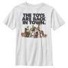 Henry Tiger Unisex DISNEY PIXAR TOY STORY IN TOWN - T-Shirt Print - White