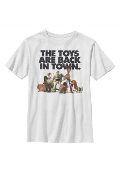 Henry Tiger Unisex DISNEY PIXAR TOY STORY IN TOWN - T-Shirt Print - White