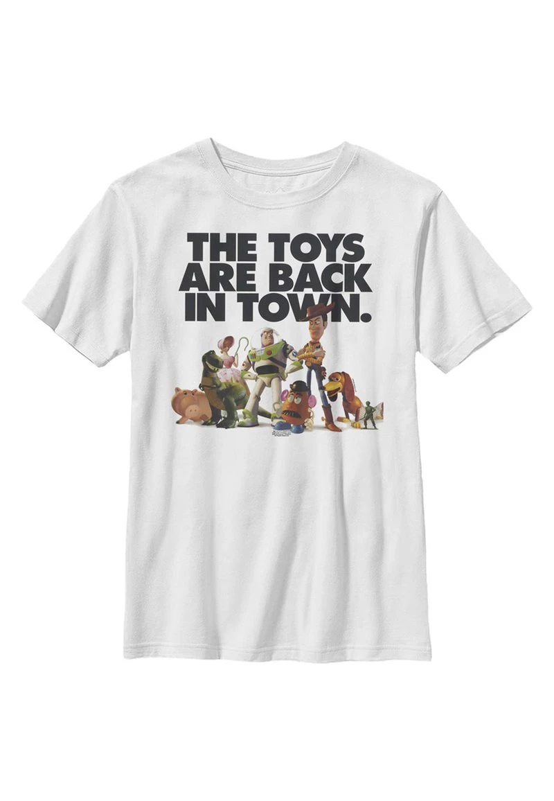 Henry Tiger Unisex DISNEY PIXAR TOY STORY IN TOWN - T-Shirt Print - White 1 Henry Tiger Unisex DISNEY PIXAR TOY STORY IN TOWN - T-Shirt Print - White