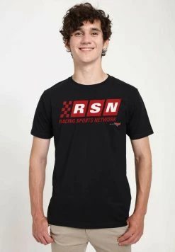 Henry Tiger PIXAR CARS 1-2 - RACING SPORTS NETWORK - T-Shirt Print - Black | Unisex