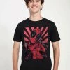 Henry Tiger MARVEL DEADPOOL - CLOSE HEART POOL - T-Shirt Print - Black | Unisex