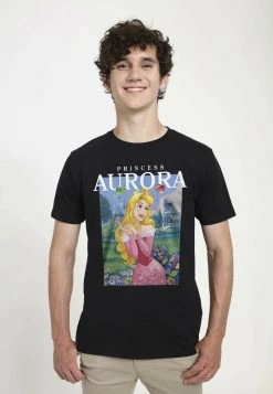 Henry Tiger Herren DISNEY AURORA - T-Shirt Print - Black