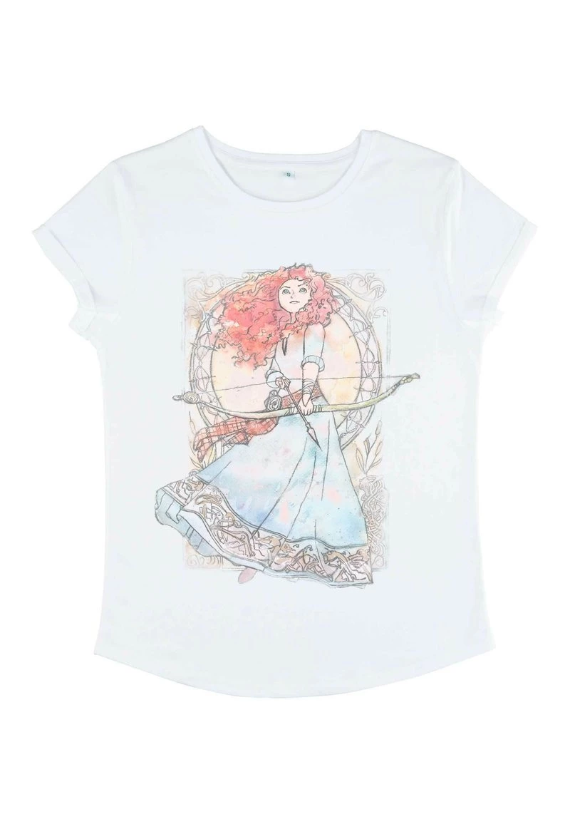 Henry Tiger Damen DISNEY BRAVE - WATERCOLOR BRAVE - T-Shirt Print - White 5 Henry Tiger Damen DISNEY BRAVE - WATERCOLOR BRAVE - T-Shirt Print - White – Bild 5