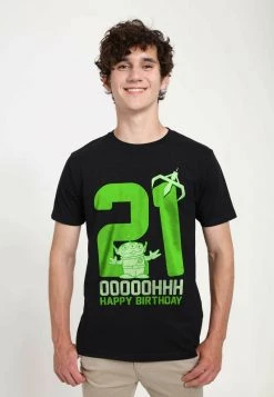 Henry Tiger Unisex PIXAR TOY STORY 1-3 - OOOHH TWENTY ONE - T-Shirt Print - Black