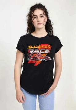 Henry Tiger Damen DISNEY WRECK-IT RALPH 2 - SLAUGHTER RACE - T-Shirt Print - Black