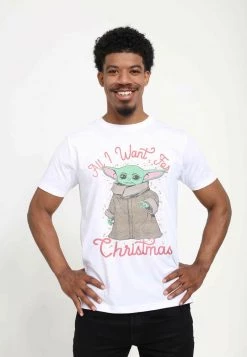 Henry Tiger Unisex STAR WARS - T-Shirt Print - White