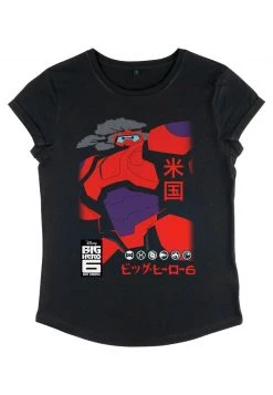 Henry Tiger PIXAR BIG HERO 6 SERIES - COOL BAYMAX - T-Shirt Print - Black | Damen -Günstiges Henry Tiger Geschäft 5844257f5fe44798af8aeadd4b6e0a72